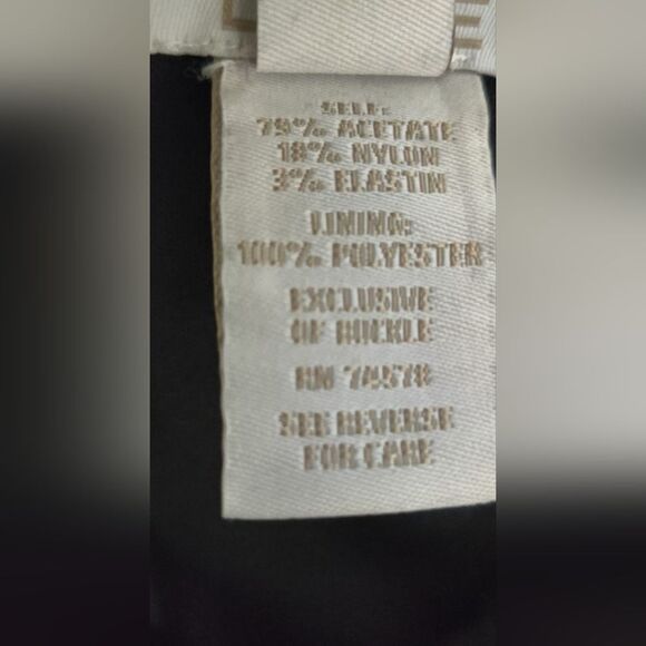 Cache Luxe Black Croc-Embossed Midi Dress Size 4 - Picture 10 of 11